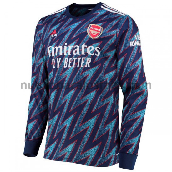 Camiseta de Fútbol Arsenal Tercera 2021-2022 Manga Larga