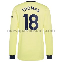 Camiseta de Fútbol Arsenal Thomas Partey 18 Exterior 2021-2022 Manga Larga