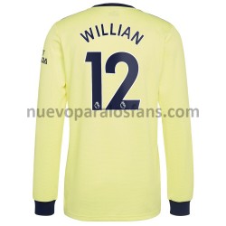 Camiseta de Fútbol Arsenal Willian 12 Exterior 2021-2022 Manga Larga
