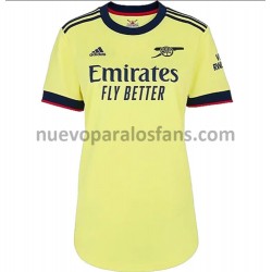 Camiseta de Fútbol Arsenal Mujer Exterior 2021-2022 Manga Corta