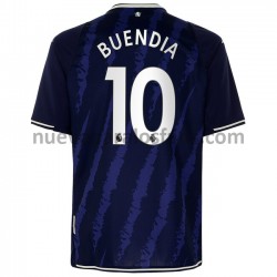 Camiseta de Fútbol Aston Villa Emiliano Buendia 10 Tercera 2021-2022 Manga Corta