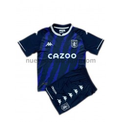 Camiseta de Fútbol Aston Villa Niño Tercera 2021-2022 Manga Corta