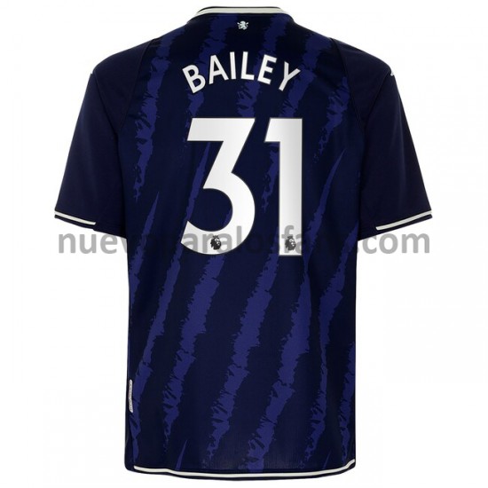 Camiseta de Fútbol Aston Villa Leon Bailey 31 Tercera 2021-2022 Manga Corta