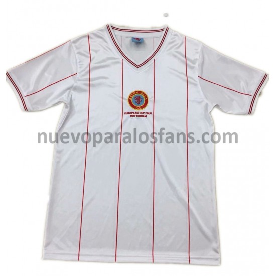 Camiseta de Fútbol Aston Villa Retro Exterior 1982 Manga Corta