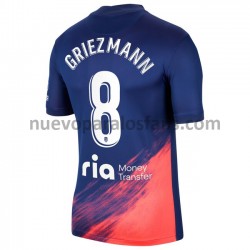 Camiseta de Fútbol Atlético Madrid Antoine Griezmann 8 Exterior 2021-2022 Manga Corta