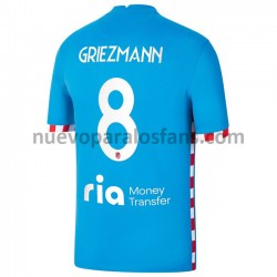 Camiseta de Fútbol Atlético Madrid Antoine Griezmann 8 Tercera 2021-2022 Manga Corta