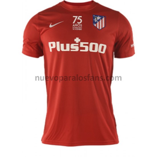 Camiseta de Fútbol Atlético Madrid Cuarto 2021-2022 Manga Corta