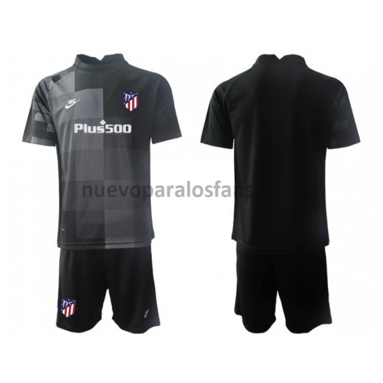 Camiseta de Fútbol Atlético Madrid Portero Niño Exterior 2021-2022 Manga Corta