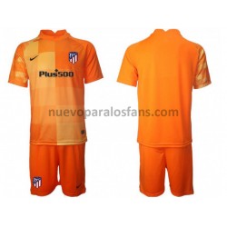 Camiseta de Fútbol Atlético Madrid Portero Niño Casa 2021-2022 Manga Corta