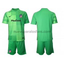Camiseta de Fútbol Atlético Madrid Portero Niño Tercera 2021-2022 Manga Corta