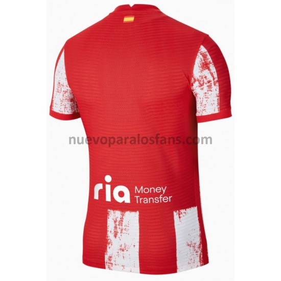Camiseta de Fútbol Atlético Madrid Casa 2021-2022 Manga Corta