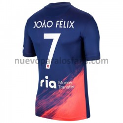 Camiseta de Fútbol Atlético Madrid Joao Felix 7 Exterior 2021-2022 Manga Corta