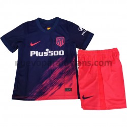 Camiseta de Fútbol Atlético Madrid Niño Exterior 2021-2022 Manga Corta