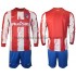 Camiseta de Fútbol Atlético Madrid Niño Casa 2021-2022 Manga Larga
