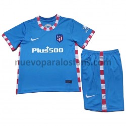 Camiseta de Fútbol Atlético Madrid Niño Tercera 2021-2022 Manga Corta