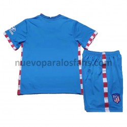 Camiseta de Fútbol Atlético Madrid Niño Tercera 2021-2022 Manga Corta