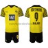 Camiseta de Fútbol Borussia Dortmund Erling Haaland 9 Niño Casa 2021-2022 Manga Corta