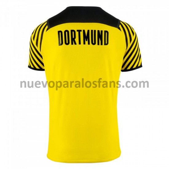 Camiseta de Fútbol Borussia Dortmund Casa 2021-2022 Manga Corta