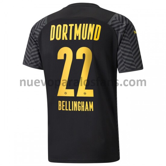 Camiseta de Fútbol Borussia Dortmund Jude Bellingham 22 Exterior 2021-2022 Manga Corta