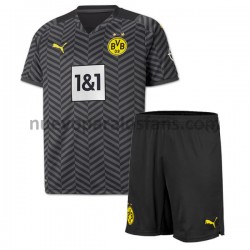 Camiseta de Fútbol Borussia Dortmund Niño Exterior 2021-2022 Manga Corta