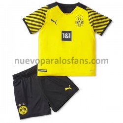 Camiseta de Fútbol Borussia Dortmund Niño Casa 2021-2022 Manga Corta
