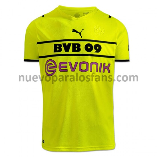 Camiseta de Fútbol Borussia Dortmund Tercera 2021-2022 Manga Corta