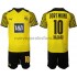 Camiseta de Fútbol Borussia Dortmund Thorgan Hazard 10 Niño Casa 2021-2022 Manga Corta