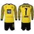 Camiseta de Fútbol Borussia Dortmund Sancho 7 Niño Casa 2021-2022 Manga Larga