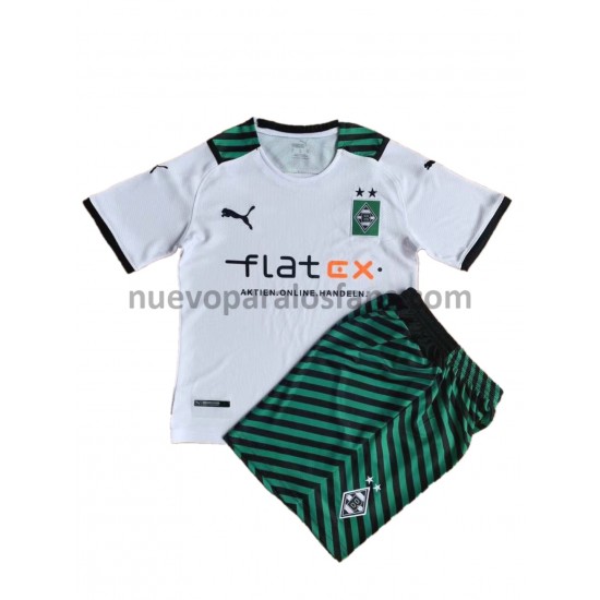 Camiseta de Fútbol Borussia Mönchengladbach Niño Casa 2021-2022 Manga Corta
