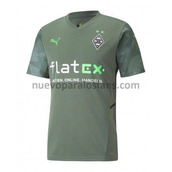 Camiseta de Fútbol Borussia Mönchengladbach Exterior 2021-2022 Manga Corta