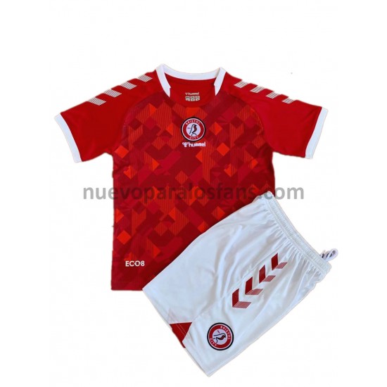 Camiseta de Fútbol Bristol City Niño Casa 2021-2022 Manga Corta