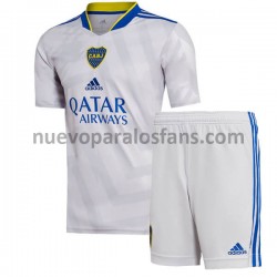 Camiseta de Fútbol Boca Juniors Niño Exterior 2021-2022 Manga Corta