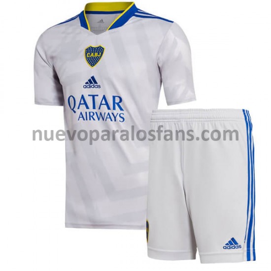 Camiseta de Fútbol Boca Juniors Niño Exterior 2021-2022 Manga Corta