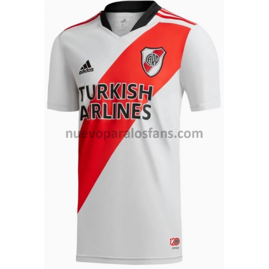 Camiseta de Fútbol CA River Plate Casa 2021-2022 Manga Corta