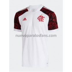 Camiseta de Fútbol CR Flamengo Exterior 2021-2022 Manga Corta