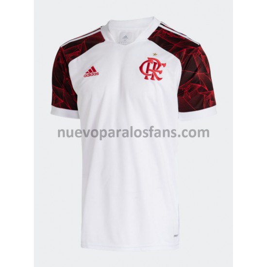 Camiseta de Fútbol CR Flamengo Exterior 2021-2022 Manga Corta