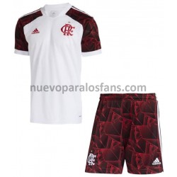 Camiseta de Fútbol CR Flamengo Niño Exterior 2021-2022 Manga Corta