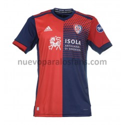 Camiseta de Fútbol Cagliari Casa 2021-2022 Manga Corta