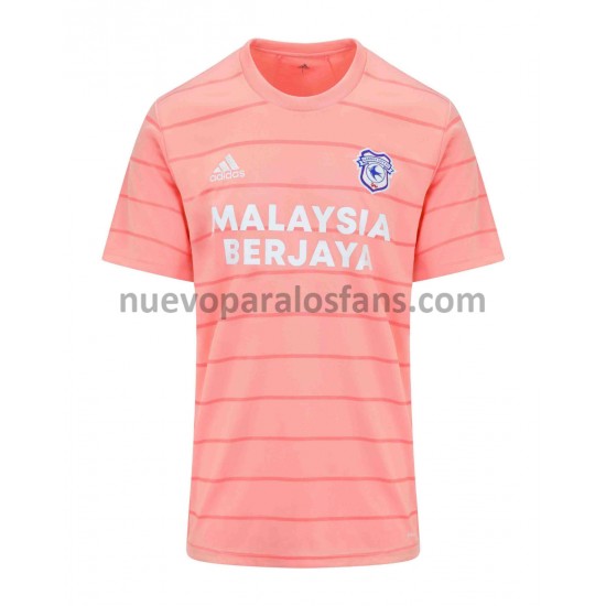 Camiseta de Fútbol Cardiff City Exterior 2021-2022 Manga Corta