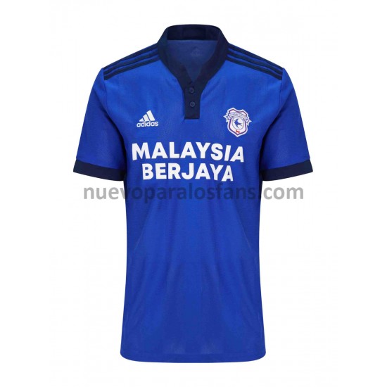 Camiseta de Fútbol Cardiff City Casa 2021-2022 Manga Corta