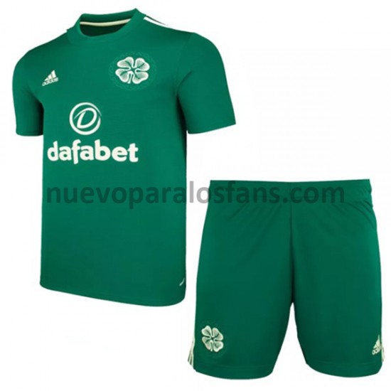 Camiseta de Fútbol Celtic Niño Exterior 2021-2022 Manga Corta