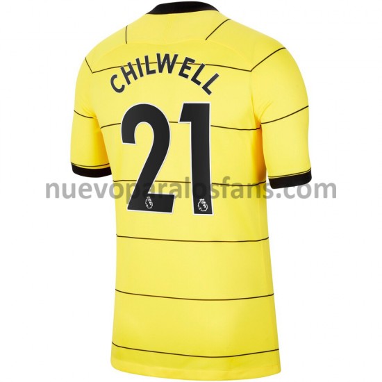 Camiseta de Fútbol Chelsea Ben Chilwell 21 Exterior 2021-2022 Manga Corta