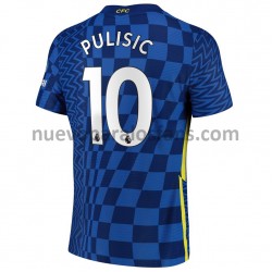 Camiseta de Fútbol Chelsea Christian Pulisic 10 Casa 2021-2022 Manga Corta