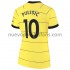 Camiseta de Fútbol Chelsea Christian Pulisic 10 Mujer Exterior 2021-2022 Manga Corta