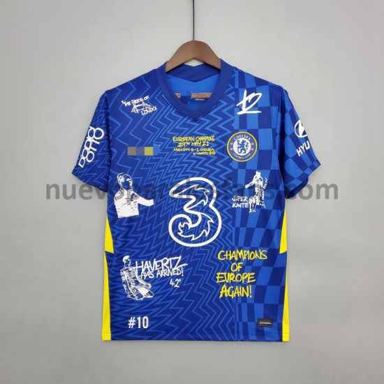 Camiseta de Fútbol Chelsea Graffiti Casa 2021-2022 Manga Corta