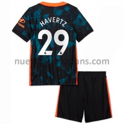 Camiseta de Fútbol Chelsea Kai Havertz 29 Niño Tercera 2021-2022 Manga Corta