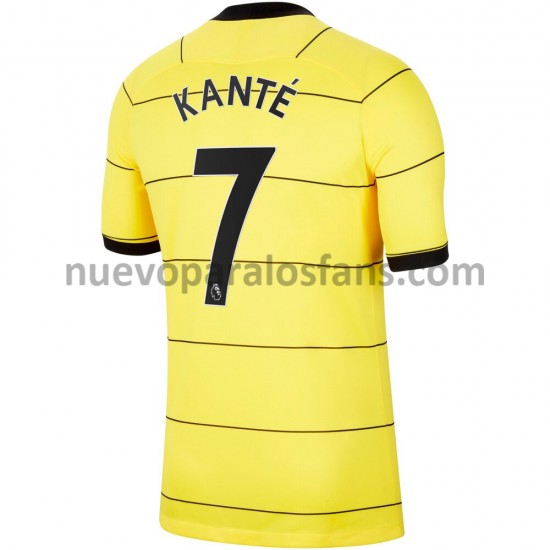 Camiseta de Fútbol Chelsea Kante 7 Exterior 2021-2022 Manga Corta