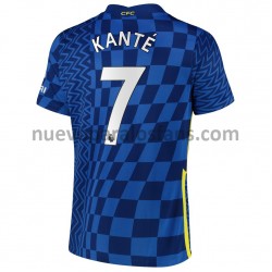 Camiseta de Fútbol Chelsea Kante 7 Casa 2021-2022 Manga Corta