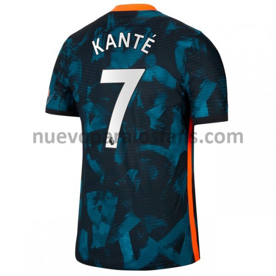 Camiseta de Fútbol Chelsea Kante 7 Tercera 2021-2022 Manga Corta