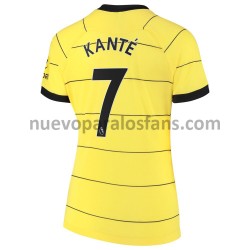 Camiseta de Fútbol Chelsea Kante 7 Mujer Exterior 2021-2022 Manga Corta